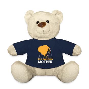Self-employed mother Freelancer Self-employed - Teddy Bear - french navy - Front
