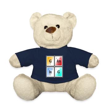 Gaming | Periodic Table of Elements - Teddy Bear - french navy - Front