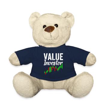 Value Investor Finanzier Investieren Anleger - Teddy - French Navy - Vorne