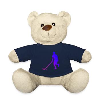 Floorball Floorball Hockey Masculin Salibandy - Nounours - bleu marine - Devant