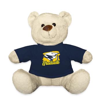 Graduate Graduate Graduate Festival - Teddy Bear - french navy - Front
