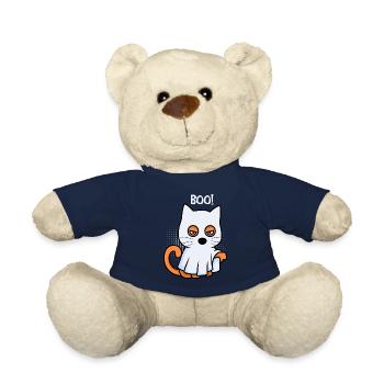 Boo Geister Halloween Katze - Teddy - French Navy - Vorne