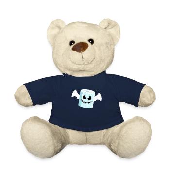 Papier toilette Bat Halloween - Nounours - bleu marine - Devant