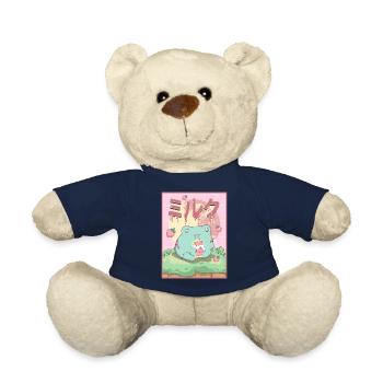 Zombiecore Aesthetic Zombie Kawaii Frog - Teddy Bear - french navy - Front