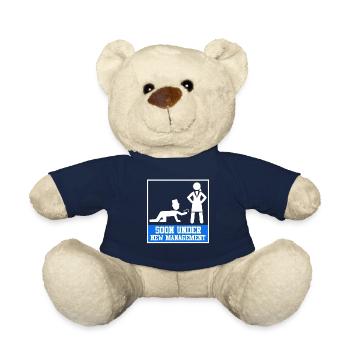 Husband Groom Bachelor Party - Teddy Bear - french navy - Front
