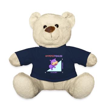 Hypoténuse Hippoténouse Math - Nounours - bleu marine - Devant