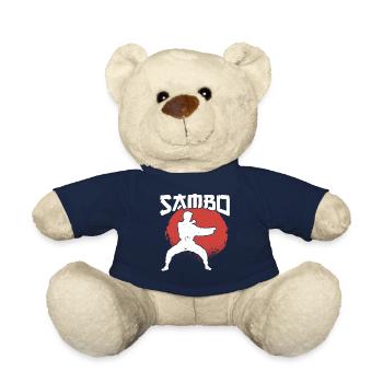 Sambo Training Martial Arts Trainer Martial Arts - Teddy Bear - french navy - Front