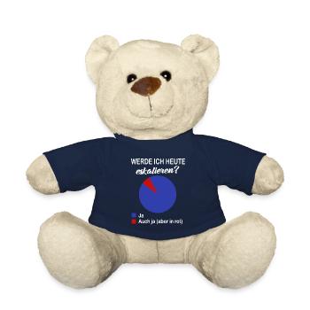 Werde Ich Heute eskalieren? Kreisdiagramm Party - Teddy - French Navy - Vorne