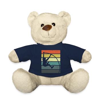 Pole vault | Pole Vaulter Sports Gifts - Teddy Bear - french navy - Front