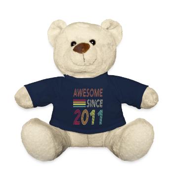 Awesome since 2011 - Teddy Bear - french navy - Front