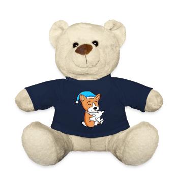 Chien race de chien Welsh Corgi Pembroke - Nounours - bleu marine - Devant