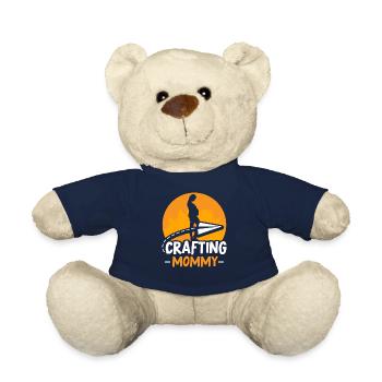 Crafts Mama Hobbyist Mother Crafts - Teddy Bear - french navy - Front