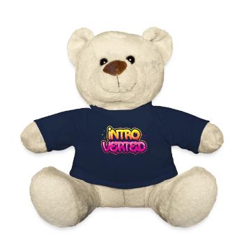 Introverted Introverted Sarcasm Shy - Teddy Bear - french navy - Front