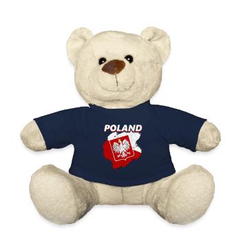 Polen Polska Polnische Flagge - Teddy - French Navy - Vorne