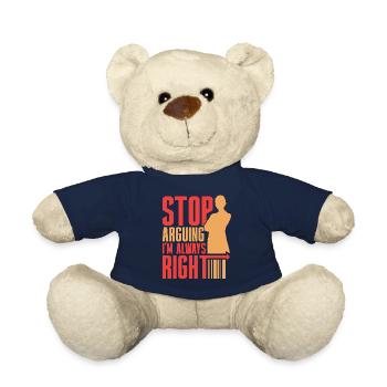 Arrêtez de vous disputer, j’ai toujours raison - Nounours - bleu marine - Devant