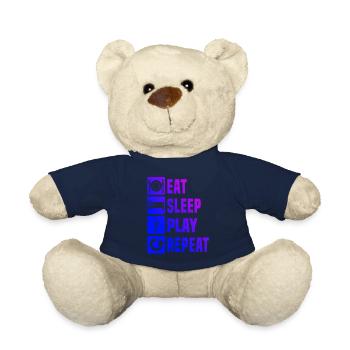 Trumpet Player Trumpet Trumpet Trumpet - Teddy Bear - french navy - Front