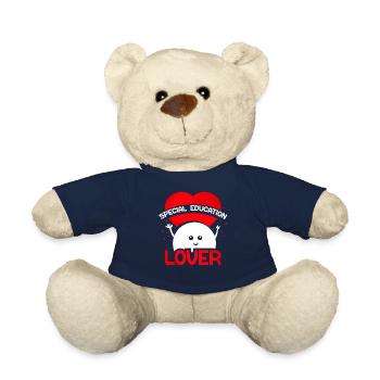 Amoureux de l’enfance en difficulté Enseignant en éducation de l’enfance en difficulté - Nounours - bleu marine - Devant