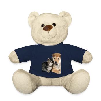 Süßes Hundebaby und Katzenbaby - Teddy - French Navy - Vorne