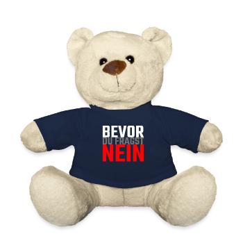 Bevor du fragst nein - Lustige Sprüche - Teddy - French Navy - Vorne