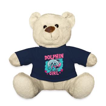 Dolphin Girls Dolphin Dolphins Dolphin Lovers - Nounours - bleu marine - Devant