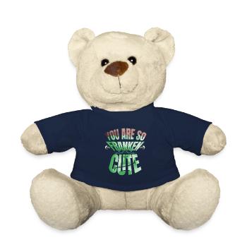 You Are So Franken Cute Halloween - Teddy Bear - french navy - Front