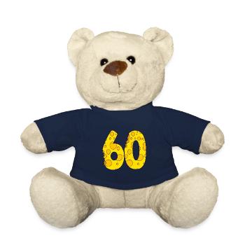 60 Jahre alt - 60. Geburtstag Geschenk - 1960 - Teddy - French Navy - Vorne