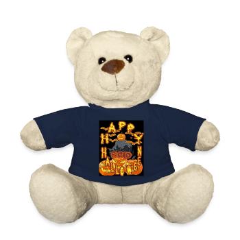 Bo, joyeux Halloween avec Master Pumpkin - Nounours - bleu marine - Devant