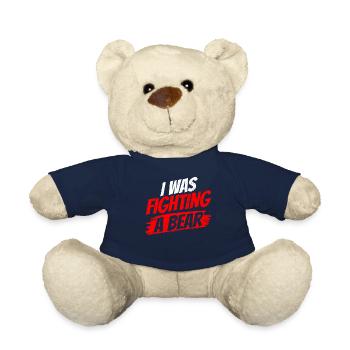 Ich Habe Mit Einem Bären Gekämpft Erholung Patient - Teddy - French Navy - Vorne