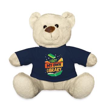 Ich Habe Meine Eigene Bibliothek Bibliothekar - Teddy - French Navy - Vorne