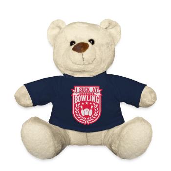 Je suis nul au bowling - Nounours - bleu marine - Devant