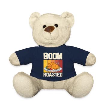 boom roasted - Funny Turkey - Nounours - bleu marine - Devant