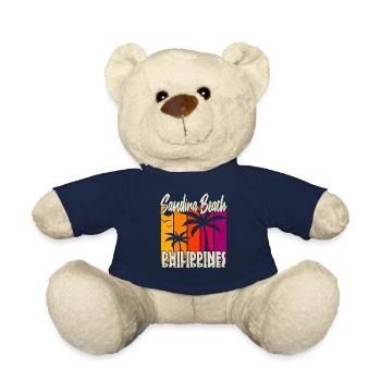 Vintage Sandira Beach Philippines - Nounours - bleu marine - Devant