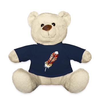 Noble Colorful Turkey Feather Thanksgiving - Nounours - bleu marine - Devant