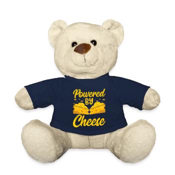 Angetrieben Von Käse Liebe Süß Liebhaber Sprüche - Teddy - French Navy - Vorne