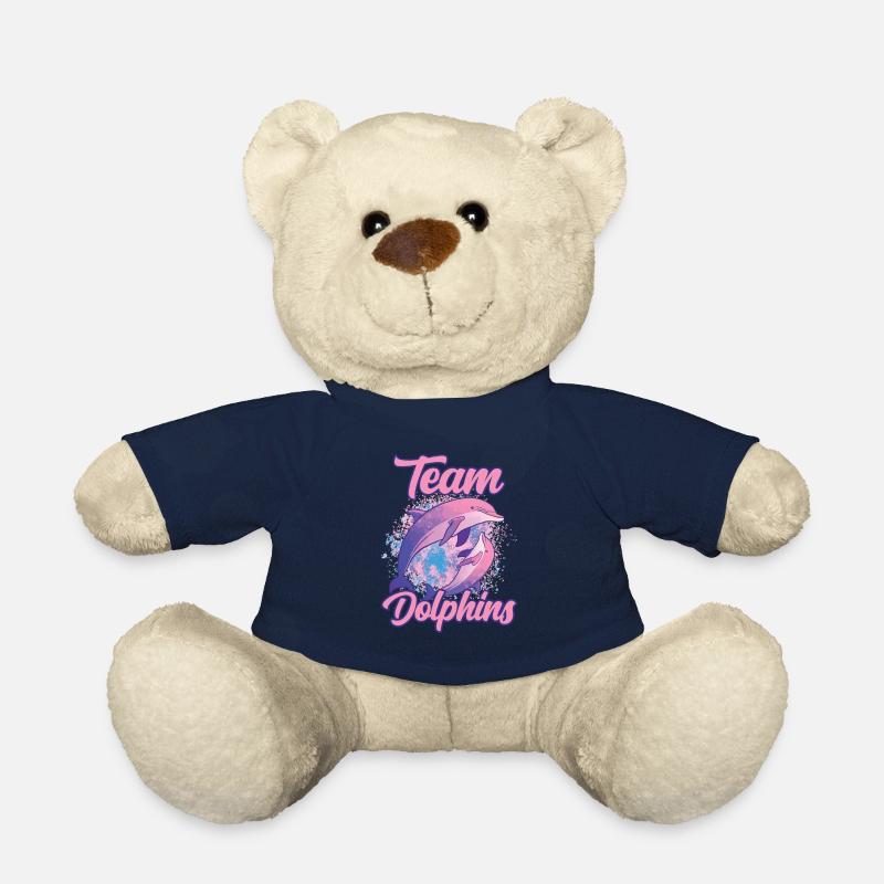 Team Dolphins Lovers Dolphin Dolphin Dolphins - Nounours - bleu marine