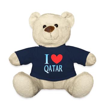 Ich liebe Katar - Teddy - French Navy - Vorne