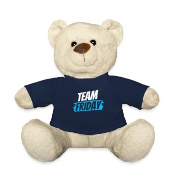 Team Friday Sarcastic Enfin Humor Weekend - Nounours - bleu marine - Devant