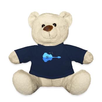 Lagerfeuer Natur Pfadfinder am See Gitarre - Teddy - French Navy - Vorne