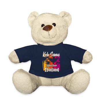 Koh Samui Thailand Bophut Beach - Teddy Bear - french navy - Front