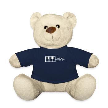 Musik mein Herz schlägt für Klavier - Teddy - French Navy - Vorne