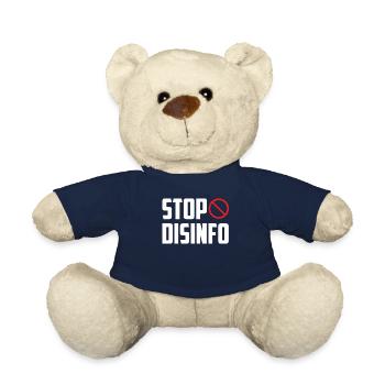 Désinfo Stop Press Loi Liberté de la presse - Nounours - bleu marine - Devant