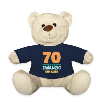 Siebzig 70 Jahre Siebzigster Geburtstag - Teddy - French Navy - Vorne