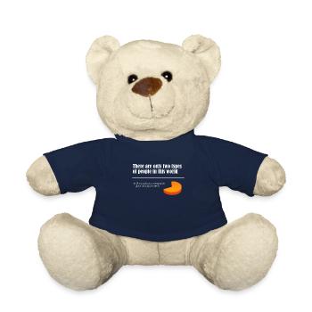 Deux types de personnes extrapolent des données incomplètes - Nounours - bleu marine - Devant