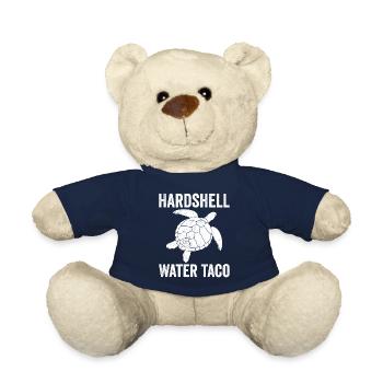 Funny Turtle Hard Shell Water Taco - Teddy Bear - french navy - Front