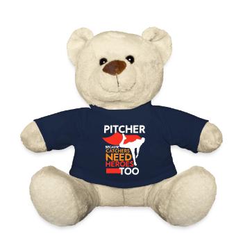 Pitcher Weil Auch Fänger Helden Brauchen Werfer - Teddy - French Navy - Vorne