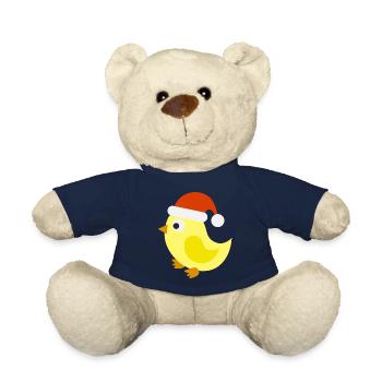 Canard de Noël - Nounours - bleu marine - Devant