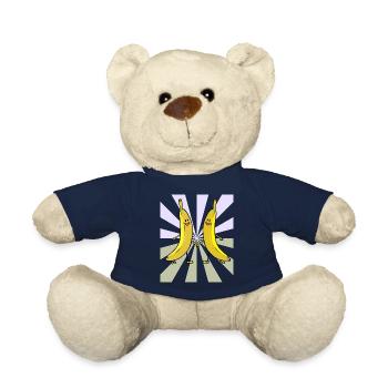 Radiant Organic Banana Banana Vitamins Fruit Fruit - Teddy Bear - french navy - Front