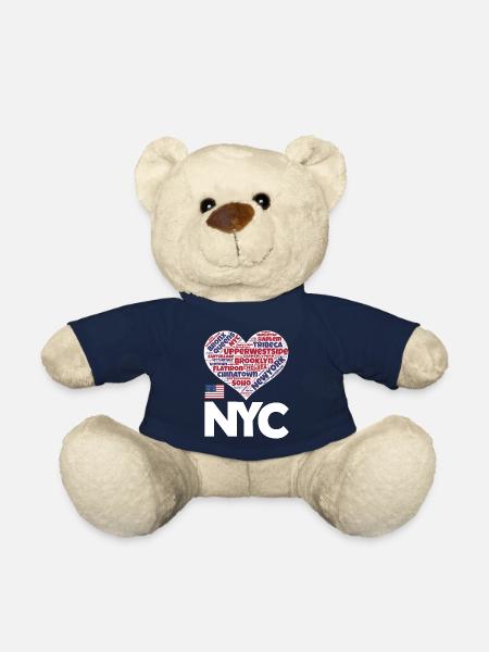 New York - Nounours - bleu marine