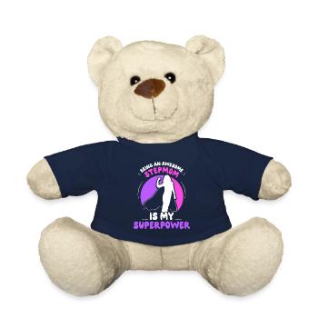 Eine Großartige Stiefmutter Zu Sein Ist Superkraft - Teddy - French Navy - Vorne