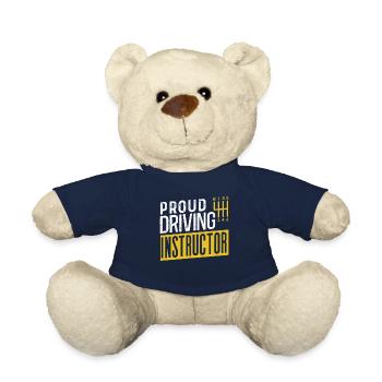 Proud driving instructor driving lesson driving school profession - Teddy Bear - french navy - Front